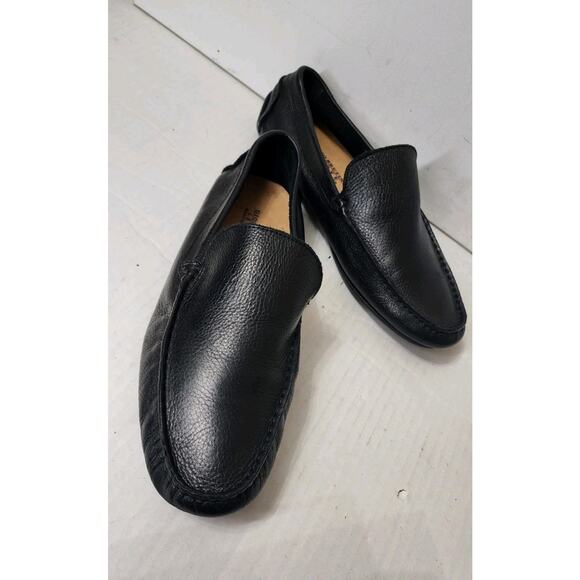 Black Giorgio Brutini Le Glove Mens 10.5 leather loafers Slip On Moccasin Style main image 7